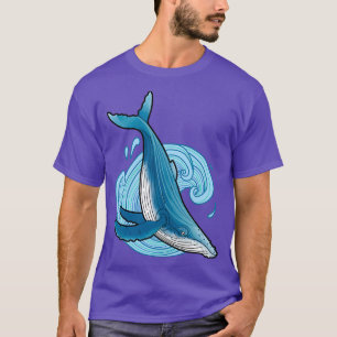 Whale waves 1 T-Shirt