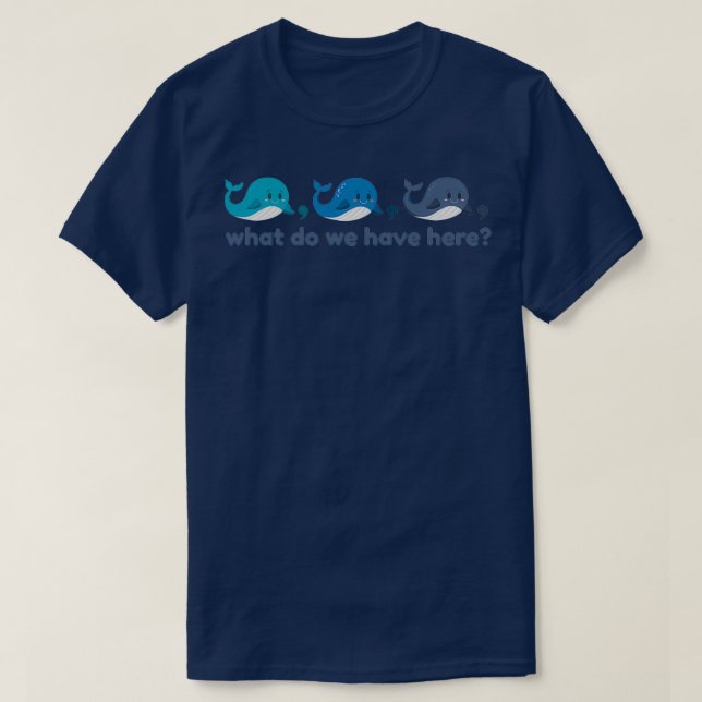Whale whale whale assorted T-Shirt (Design Front)