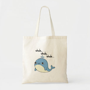 Whale, whale, whale Cute Sea Animal Pun  Tote Bag