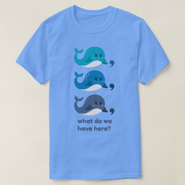 Whale whale whale vertical T-Shirt (Design Front)