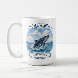 Whale Wisdom: Trust the Currents Coffee Mug