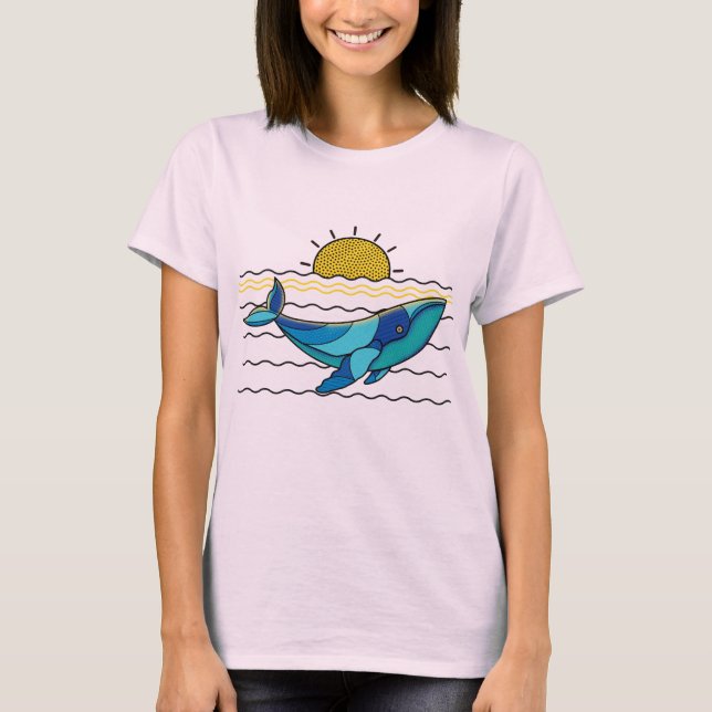 whale women's T-Shirt (Front)