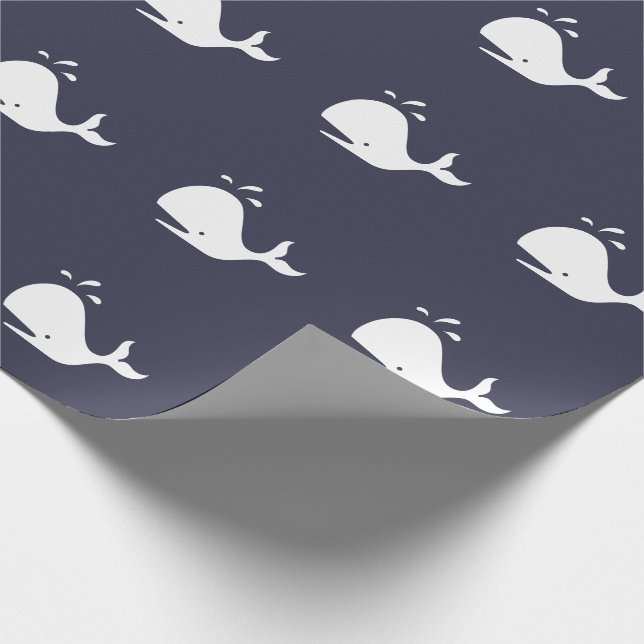 Whale Wrapping Paper (Corner)