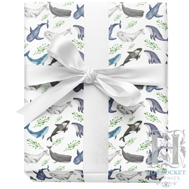 Whale Wrapping Paper (Creator Uploaded)