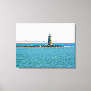 Whaleback Lighthouse Canvas Print