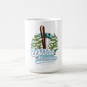 Whaleback New Hampshire retro ski logo Coffee Mug