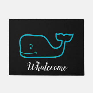 Whalecome Whale Door Mat
