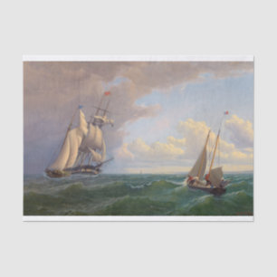 Whaler off the Vineyard, Outward Bound Tissue Paper