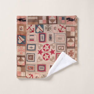 Whaler’s quilt bath towel set