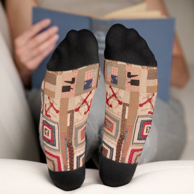 Whaler’s quilt socks (Bottom)