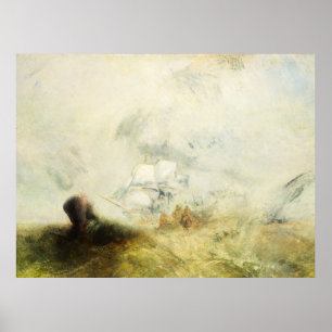 Whalers, 1845 by Joseph Mallord William Turner Poster
