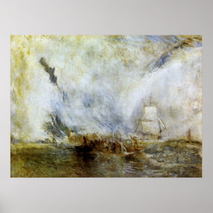 Whalers by Joseph Mallord Turner Poster