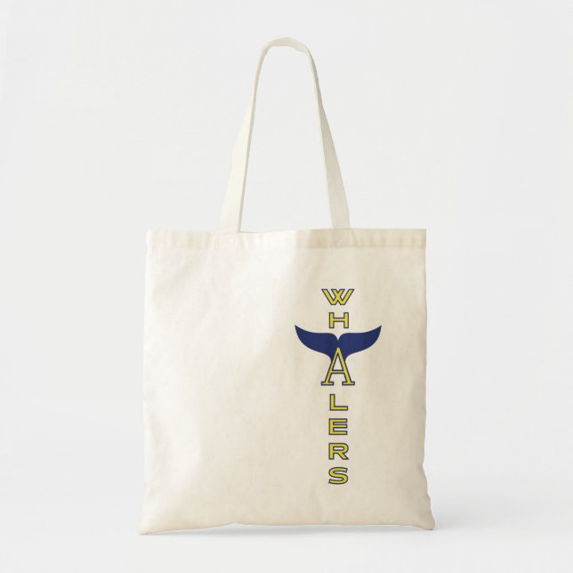Whalers Vertical Tote Bag (Front)