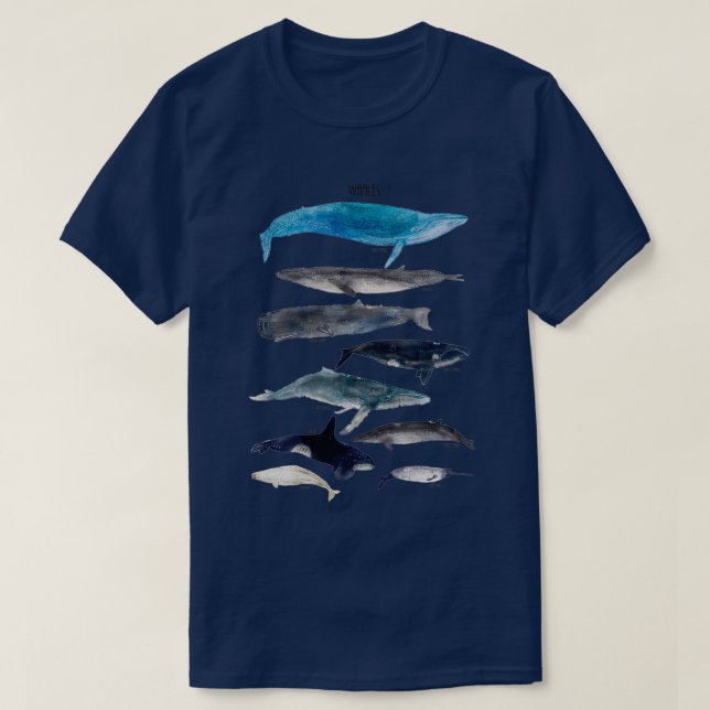whales 17 T-Shirt (Design Front)