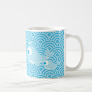 Whales and Waves Coffee Mug