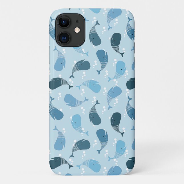 Whales Case-Mate iPhone Case (Back)