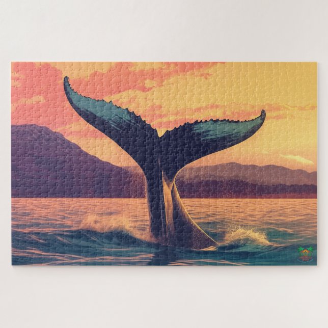 🐙Whale's Tail  Jigsaw Puzzle (Horizontal)