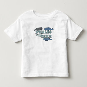 Whales Team Environmental Whale Lover Toddler T-Shirt