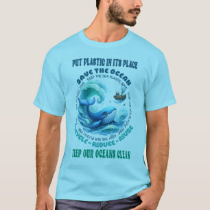 Whales's Mission: Save Our Oceans T-Shirt
