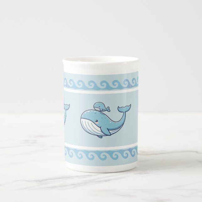 Whaley Cute Baby  Bone China Mug (Front)