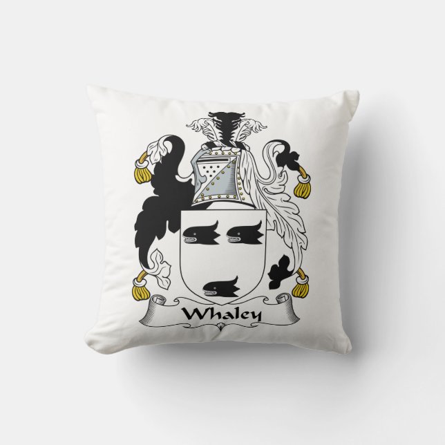 Whaley Family Crest Cushion (Front)
