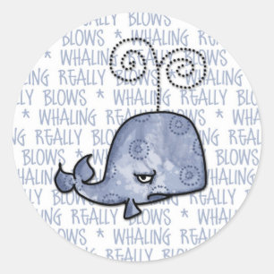 whaling really blows stickers