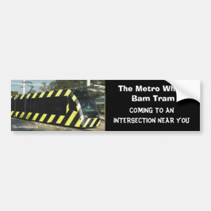 Wham Bam Tram Bumper Sticker