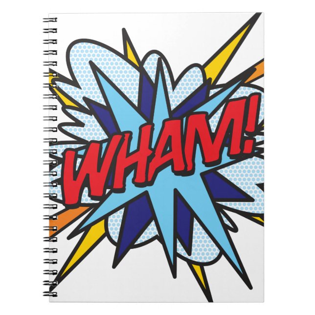 WHAM Fun Retro Comic Book Pop Art (Front)