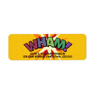 WHAM Fun Retro Comic Book Pop Art