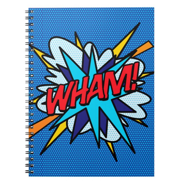 WHAM Fun Retro Comic Book Pop Art (Front)