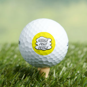 WHAM! POW! BOOM! Comic Book Inspired Golf Balls