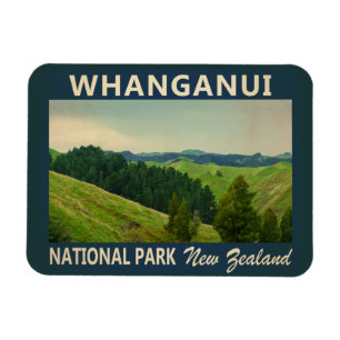 Whanganui National Park New Zealand Vintage Magnet