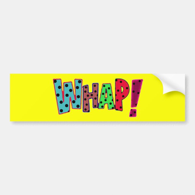 whap bumper sticker (Front)