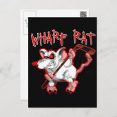 Wharf Rat Cartoon Mascot Postcard (Front/Back)