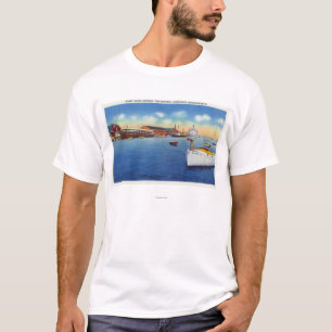 Wharf Scene Showing the Skipper Ship T-Shirt