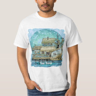 Wharf Scene T-Shirt