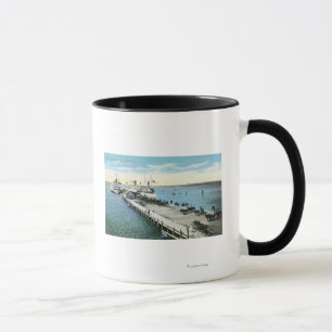 Wharf View at the New Harbour Mug