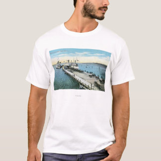 Wharf View at the New Harbour T-Shirt