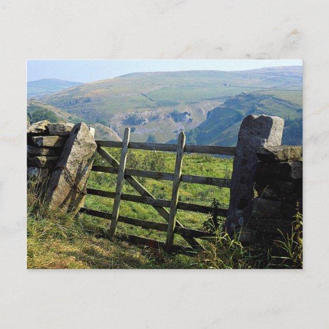 Wharfe Dale gateway, Yorkshire, England Postcard (Front)