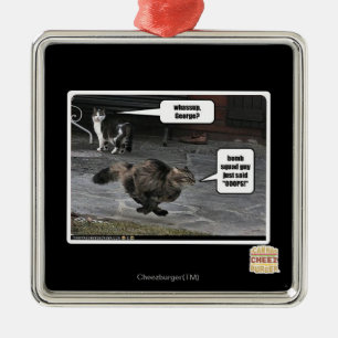 whassup, George? Metal Tree Decoration