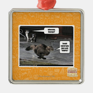 whassup, George? Metal Tree Decoration