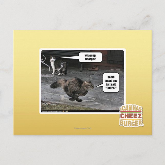 whassup, George? Postcard (Front)