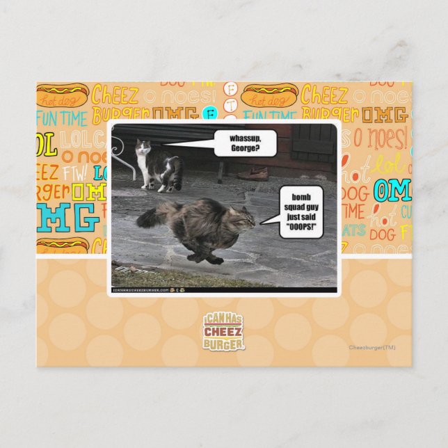 whassup, George? Postcard (Front)
