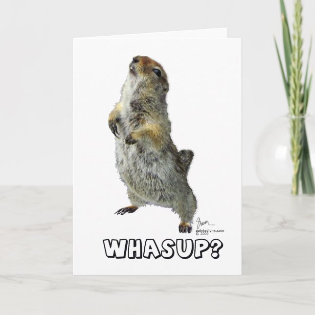 Whasup Greeting Card (Front)