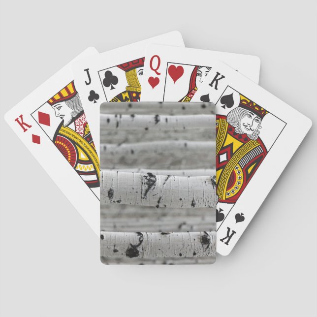 what a birch playing cards (Back)