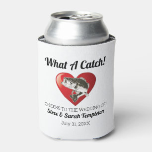 What a Catch Wedding Day Fish Favours Can Cooler