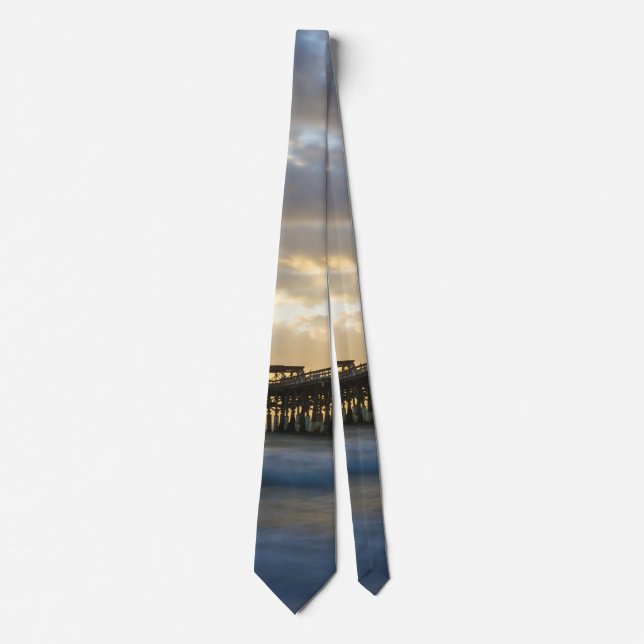 What A Cocoa Beach Morning Neck Tie (Front)