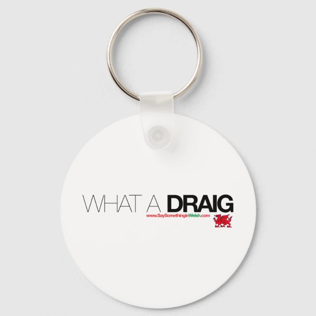 What a Draig... Key Ring (Front)