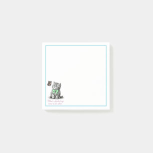 What a F Time to Be Alive Kitten Post-it Notes
