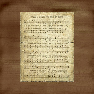 What a Friend We Have in Jesus Scrapbook Paper